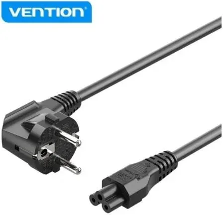 Cable de Alimentación Vention ZCKBAC/ IEC C5 Hembra - CEE7 Macho/ 1.8m/ Negro