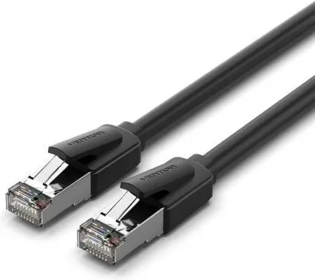 Cable de Red RJ45 UTP 26AWG Vention IKKBJ Cat.8/ Gaming/ 5m/ Negro