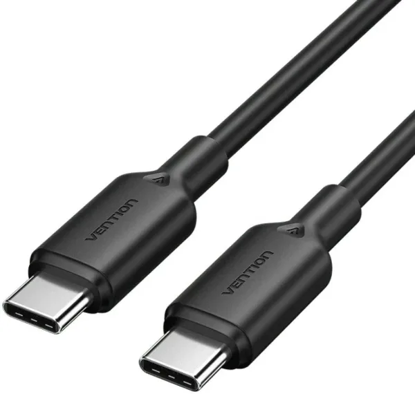 Cable USB-C a USB-C 2.0 3A 1 M Negro Vention