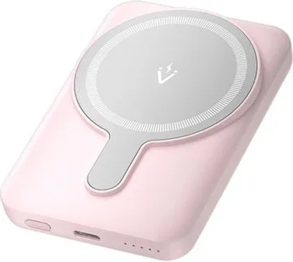 Powerbank 5000mAh Vention FHSP0/ 20W/ Wireless/ Rosa