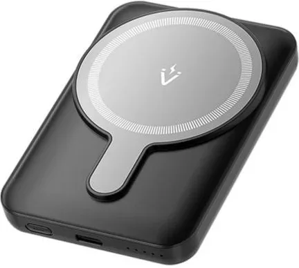 Powerbank 5000mAh Vention FHSB0/ 20W/ Wireless/ Negra