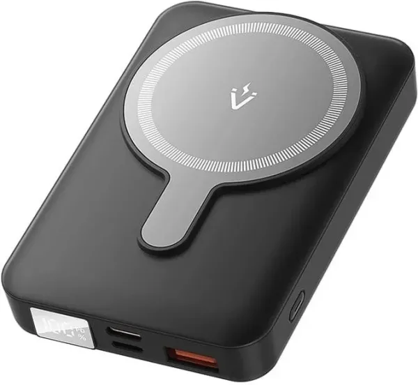 POWER BANK 10000mAh 22.5W WIRELESS NEGRO VENTION