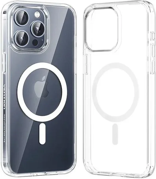 FUNDA MAGSAFE IPHONE 15 TRANSPARENTE VENTION