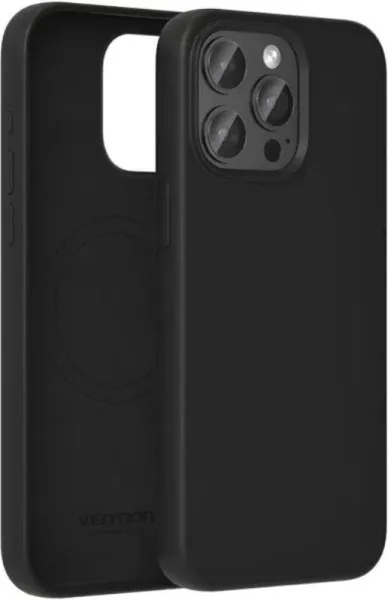 Funda Silicona Magsafe Iphone 13 Pro Negro Vention
