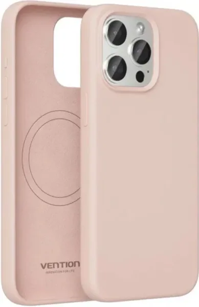 Funda Silicona Magsafe Iphone 13 Rosa Vention