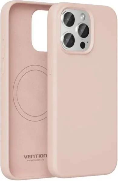 Funda Silicona Magsafe Iphone 13 Pro Max Rosa Vention