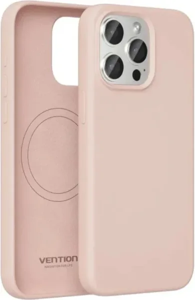 Funda Silicona Magsafe Iphone 14 Pro Rosa Vention