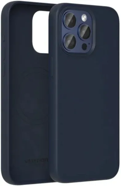 Funda Silicona Magsafe Iphone 15 Pro Max Azul Medianoche Vention