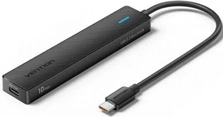 Hub USB Tipo-C 3.2 Vention CHYBB/ 2xUSB Tipo-C 3.2/ 2xUSB 3.2/ 1xUSB Tipo-C