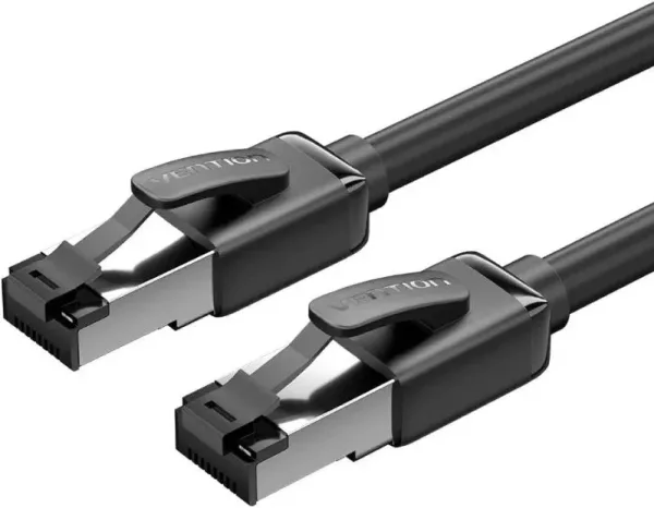 Cable de Red Latiguillo Rj45 Cat.8 Sftp 0.5 M Negro Vention