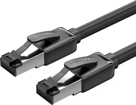 Cable de Red Latiguillo Rj45 Cat.8 Sftp 20 M Negro Vention