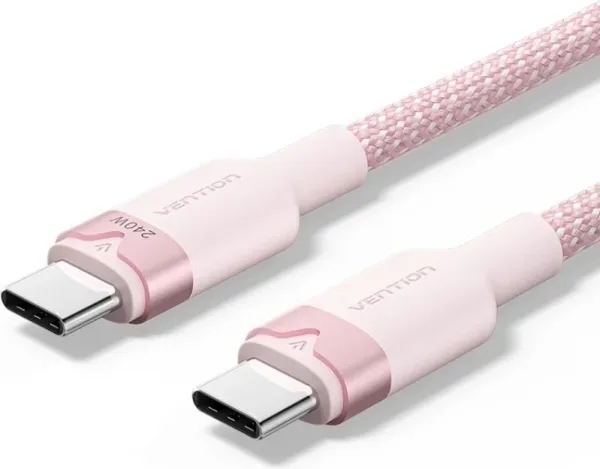 Cable USB-C a USB-C 240W 2 M Rosa Vention