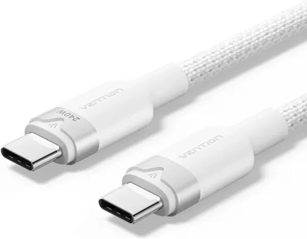 Cable USB-C a USB-C 240W 1 M Blanco Vention