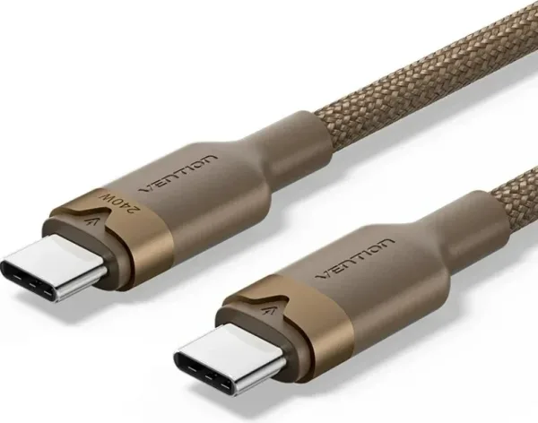 Cable USB-C a USB-C 240W 1 M Dorado Vention