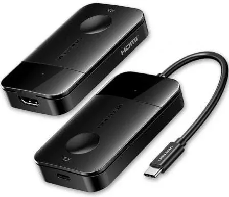 Adaptador/Transmisor de vídeo inalámbrico USB Tipo-C - HDMI Vention ADOBB/ 60W
