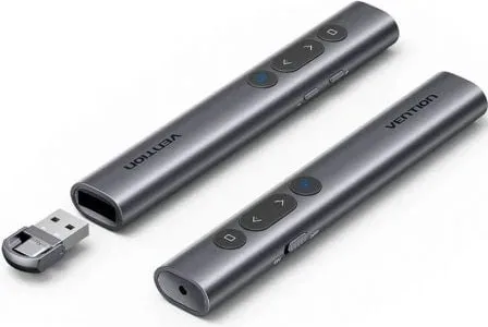 Presentador Inalámbrico Vention KQIH0/ 2.4GHz/ Gris