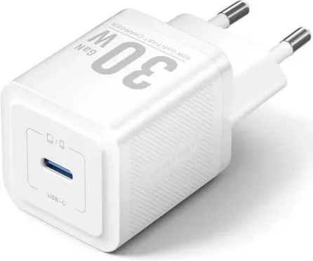 Cargador de Pared GaN Vention FEZW0-EU/ 1xUSB Tipo-C/ 30W