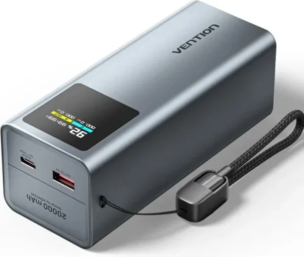 POWER BANK 20000mAh 100W WIRELESS GRIS VENTION