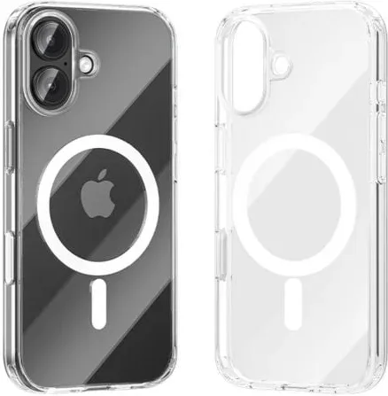 Funda Dura con Magsafe Vention Concise Impact KVBTCB-10/ Compatible con iPhone 17/ Transparente