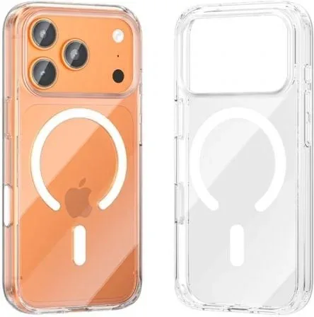 Funda Dura con Magsafe Vention Concise Impact KVBTCB-30/ Compatible con iPhone 17 Pro/ Transparente