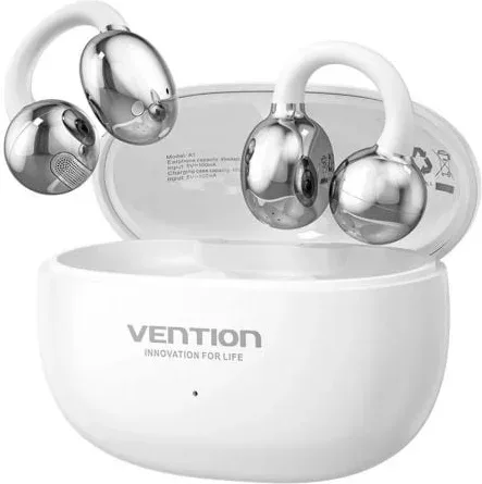 Auriculares Bluetooth Vention Echo Clip A11 Pro con estuche de carga/ Autonomía 6h/ Blancos