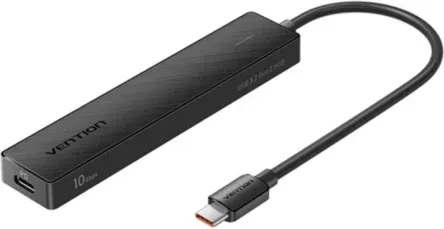 Hub USB Tipo-C 3.2 Vention CKDBB/ 2xUSB/ 2xUSB Tipo-C/ 1xUSB Tipo-C PD