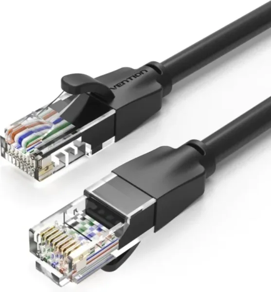 Cable de Red RJ45 UTP Vention IBEBY Cat.6/ 30cm/ Negro