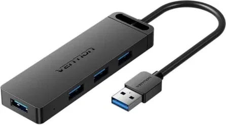 Hub USB 3.0 Vention CHLBB-SCB2/ 4xUSB/ 1xUSB Tipo-C PD