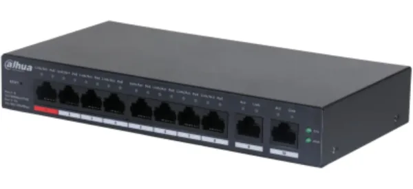 Switch Cloud Dahua Dh-Cs4010-8Et-110 Switch With 8-Port PoE