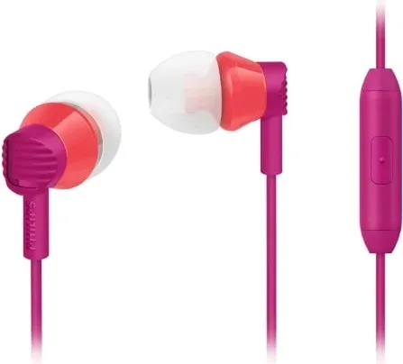 Auriculares Intrauditivos Philips SHE3805PK/ Con Micrófono/ Jack 3.5/ Rosas