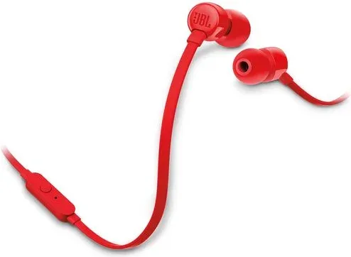Auriculares intrauditivos jbl t160 red