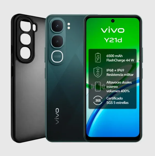 Smartphone Vivo Y21d 4GB/ 128GB/ 6.68"/ Verde