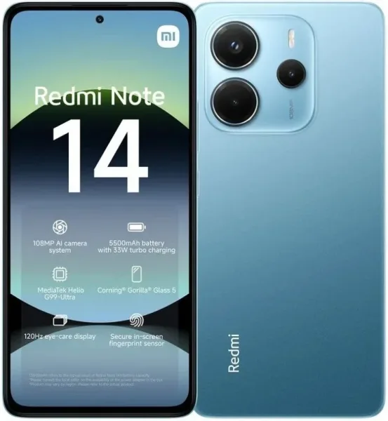 Smartphone Redmi Note 14 (8+256GB) Blue Xiaomi