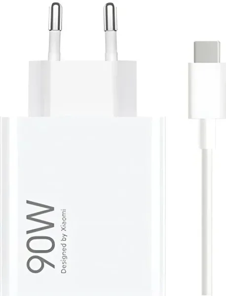 Cargador Pared 90W USB-A + Cable Type-C Blanco  Xiaomi