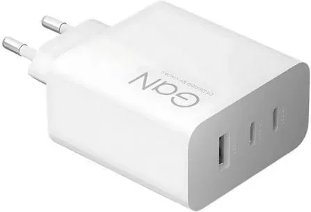 Cargador de Pared GaN Xiaomi 90W HyperCharge Power Adapter 2xUSB Tipo-C/ 1xUSB/ 90W