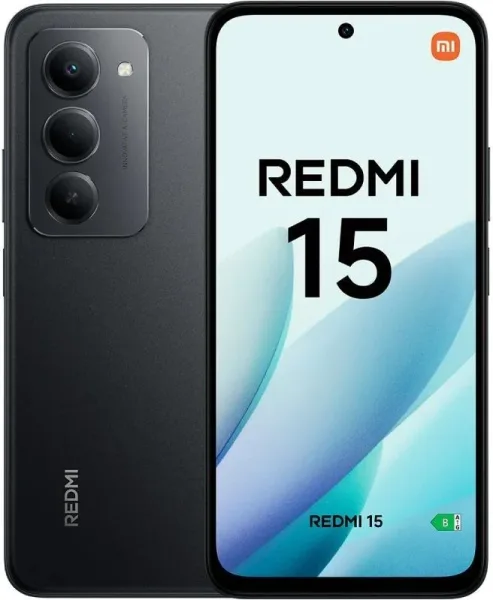 Smartphone Xiaomi Redmi 15 8GB/256GB NFC 4G 144Hz Midnight Black
