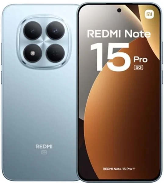 Movil xiaomi redmi note 15 pro 5g 8gb 256gb 6.83 pulgadas - azul