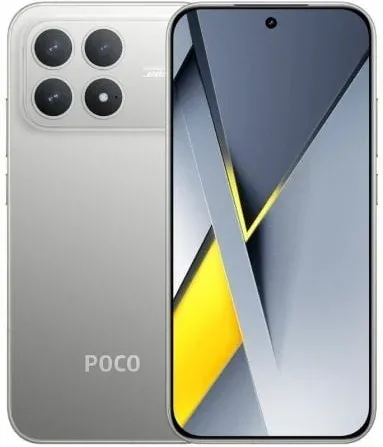 Smartphone Xiaomi POCO F8 Pro 12GB/ 256GB/ 6.59"/ 5G/ Titanio Plateado