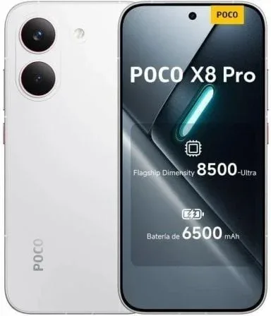 Smartphone Xiaomi POCO X8 Pro 8GB/ 256GB/ 6.59"/ 5G/ Blanco