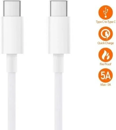 Cable Carga Xiaomi Mi USB-C  Blanco 1.5M