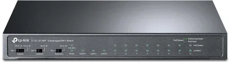 TP-Link TL-SL1311MP switch No administrado Fast Ethernet (10/100) Energía sobre Ethernet (PoE) Negro