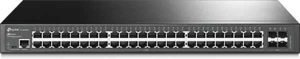 Switch 48 puertos tp - link 10 - 100 - 1000 rack 19 pulgadas 1u +4sfp gestion l2