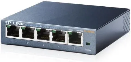 Switch TP-Link TL-SG105 5 Puertos/ RJ-45 10/100/1000
