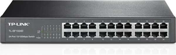 TP-LINK TL-SF1024D switch Fast Ethernet (10/100) Negro