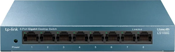 TP-LINK LITEWAVE SWITCH 8 PUERTOS 10/100/1Gbit METALICO