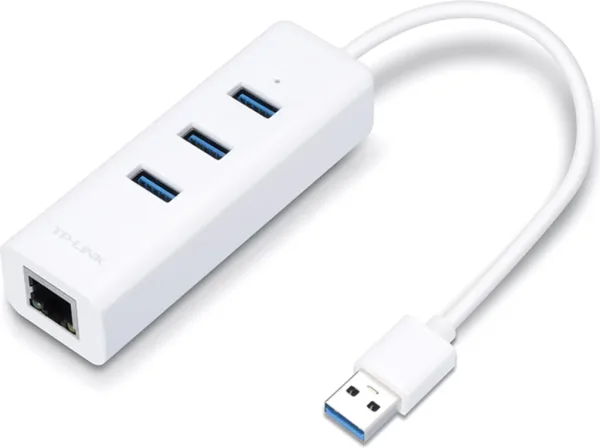 TP-LINK CONVERSOR USB 3.0 A ETHERNET GIGABIT + 3xUSB 3.0