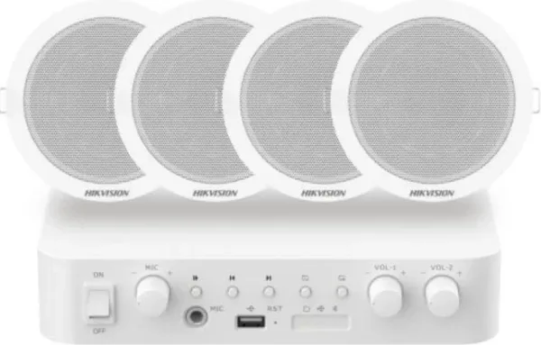Hikvision DS-QAE0KA60206-4 Kit 1xAmpl 4xAlta Techo