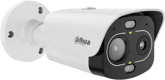 Dhi-Tpc-Bf1241-Lb7F6-Dw-S8-V1: Dahua Camara Termica IP Bullet Dual Eureka, Termica 256X192 7Mm F1.0, Visible 4Mp 6Mm F1.6, Ir 50M, Audio/Alarma, microSD Hasta 256GB, PoE/12Vdc, Ip67