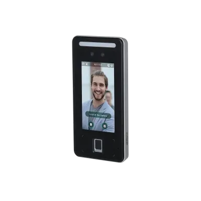 (Dhi-Asi6214J-Mfw)  Dahua Lector de Control de Acceso Integrado Táctil Reconocimiento Facial+Contraseña+Tarjeta, Pantalla LCD 4.3", Cámara HD 2Mp