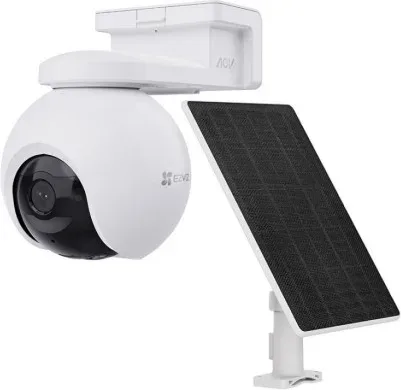 Ezviz WiFi& 4G Eb8 Pro Cámara a Batería Rotativa 4K Panel Solar Kit